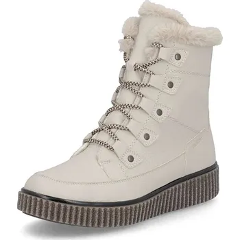 Dámské kozačky Dámská kotníková obuv RIEKER Y4305-60 béžová W5 36