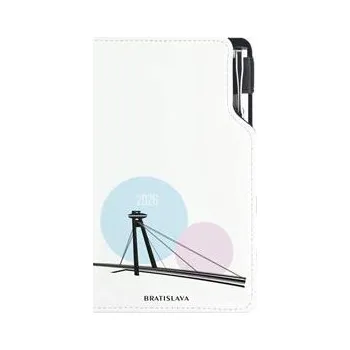 Diář Diář DESIGN týdenní kapesní 2026 český - Bratislava