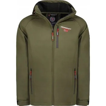 Pánská softshellová bunda Pánská bunda Geo Norway TAKITO softshellová sportovní přechodná s kapucí