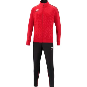 Saller S1 Tepláková tréninková souprava BARVA: 170 červená-černá, Velikost: M Na trénink i volný čas