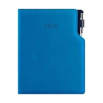 Diář Diář GEP s propiskou týdenní B5 2026 - modrá pastelová