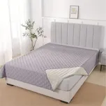 Oboustranný voděodolný přehoz (deka) na pohovku - šedý/khaki Barva: Šedá, Velikost: 200x200 cm