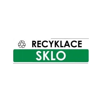 RECYKLACE - SKLO, plast 2 mm, 290x100 mm