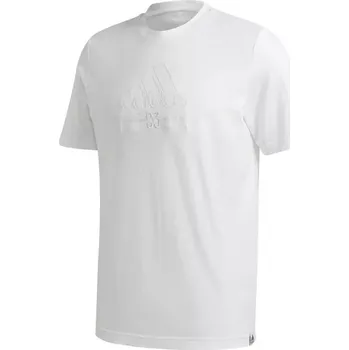 Pánské tričko M BB T GD3844 Bílá vzor - Adidas bílá - vzor L