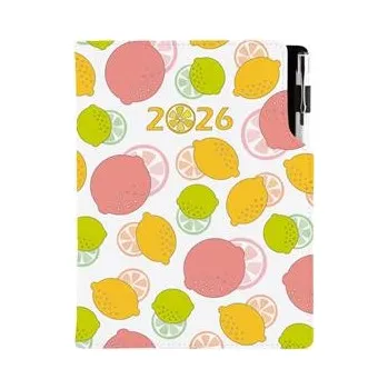 Diář Diář DESIGN týdenní B6 2026 - Citron