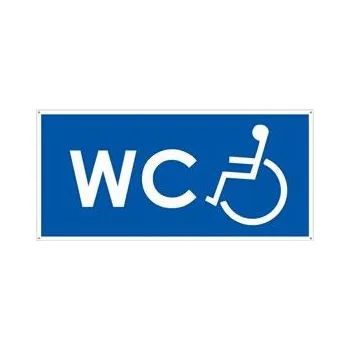 WC PRO INVALIDY, modrá, plast s dírami 2 mm 190x90 mm