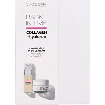 Kosmetická sada Vivaco Vivaderm Dárkové balení COLLAGEN + hyaluron BACK IN TIME