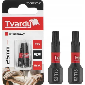 Bit Bity úderové T15 25mm S2 Vysoce kvalitní pro precizní práce 2 kusy