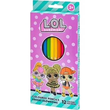 Kresba ASTRA Trojhranné pastelky 12ks L.O.L. Surprise