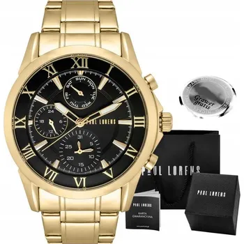 Hodinky Paul Lorens pánské hodinky 3844B2 multi-datumovka ocelový náramek