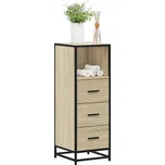 vidaXL Koupelnová skříňka dub sonoma 35x37,5x100 cm kompozitní dřevo