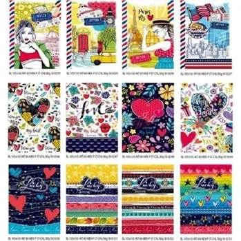 Zápisník PAMÁTNÍK PRO DÍVKU, ZÁPISNÍK DO ŠKOLY 105X165/80K, KRÁSNÝ PLÁNOVAČ