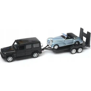 autíčko Mercedes-Benz třídy G a 300S autopřepravník 1:34-39