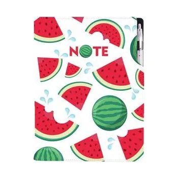 Notes - zápisník DESIGN A4 linkovaný - Meloun