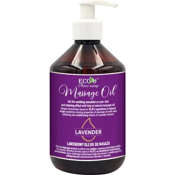 Masážní přípravek Eco U Eco-U masážní olej s levandulovým extraktem 500ml