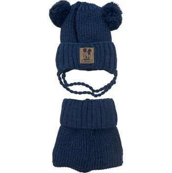 Čepice AJS Set čepice + nákrčník AJS 48-380/A - 44-46