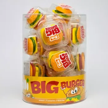 Bonbon Trolli Big Burger 50 g v dóze 20 ks