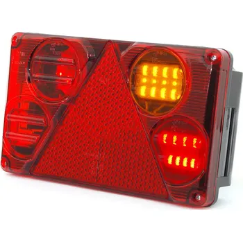 Příslušenství pro přívěs Svítilna WAS W70DP/397 sdružená LED 12-24V, P-BL/BR/KO/RZ