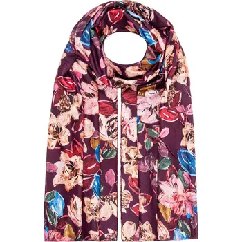 Šála Dámský hřejivý šál vínový 7200816-5