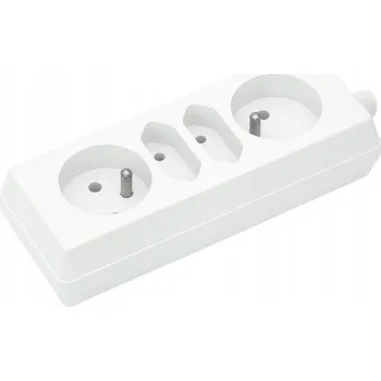 Elektrická zásuvka Přenosná podlahová Elektrická Zásuvka Jonex bílá