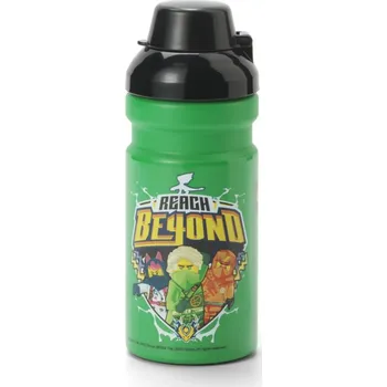 úložný prostor na hračky LEGO® NINJAGO® láhev na pití 390 ml - zelená
