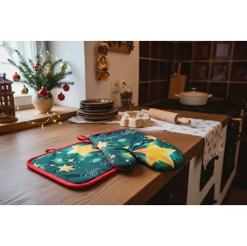 Chňapka 2dílný kuchyňský set HVĚZDA