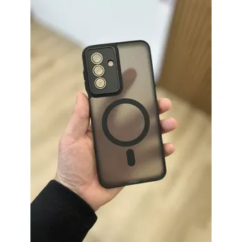 Pouzdro na mobilní telefon Variete Mag Cover pouzdro Samsung Galaxy A17 - černé (Variete Mag Cover odolné pouzdro pro Samsung Galaxy A17 - černý kryt s MagSafe a ochranou čoček)