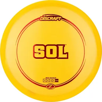 Disc golf Discraft SOL Z Line Barva: Oranžová - transparentní, Váha: 170-172 g