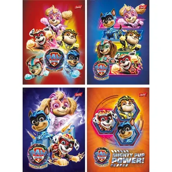 Sešit Sešit A5 s linkami (kostkovaný) Tlapková patrola St. Majewski, 16 listů