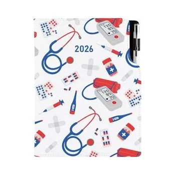Diář Diář DESIGN denní A5 2026 český - Doktor
