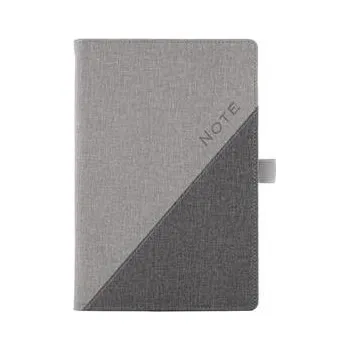 Zápisník Notes - zápisník DIEGO A5 linkovaný - šedá/tmavě šedá