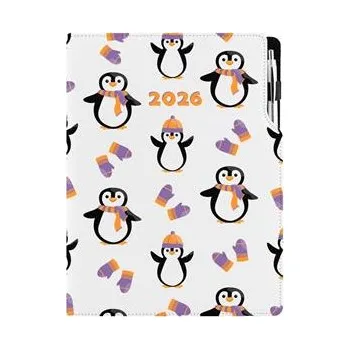 Diář Diář DESIGN týdenní A4 2026 - Tučňák