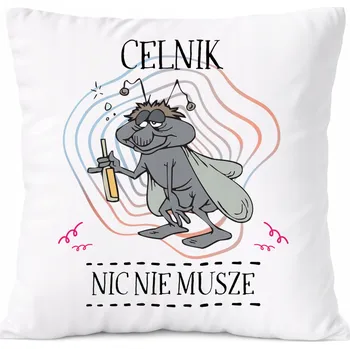 Polštář Polštář pro správce jako Dárek s s potiskem a fotografií, bílý