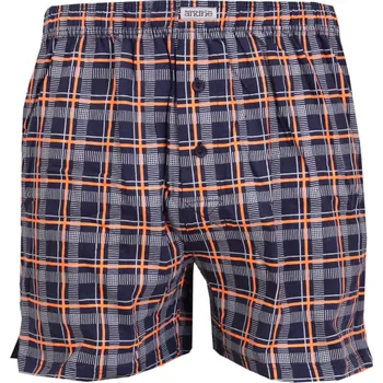 Boxerky Kostkované trenky Andrie PS5917 navy velikost XXL-58/60