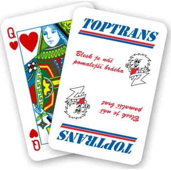 žolíková karta Hrací karty s vlastním potiskem Canasta + Žolíky 100ks plastová krabička