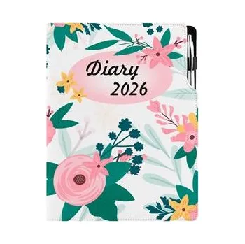 Diář Diář DESIGN týdenní A4 2026 - Květiny