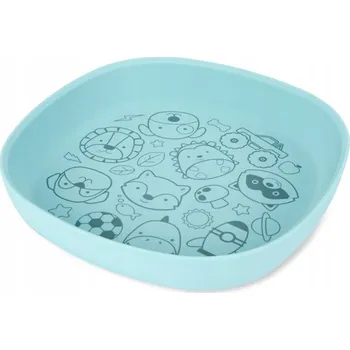 Talířek Skip Hop modrý silikonový