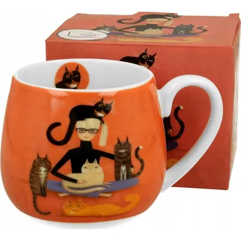 Hrnek Duo Kočičí svět porcelán 430 ml