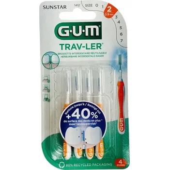 Zubní kartáček Sunstar GUM Trav-Ler mezizubní kartáčky 0,9