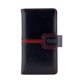 Diář Diář MAGNETIC týdenní kapesní 2026 český - černá/červená