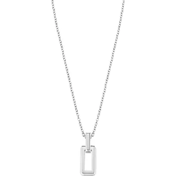 Náhrdelník Ocelový náhrdelník s obdelníkovým přívěskem | Kvalitní zpracování | Ověřeno 1000+ zákazníky | Náhrdelník pro ženy | Dámské šperky | ROMERO chirurgická ocel