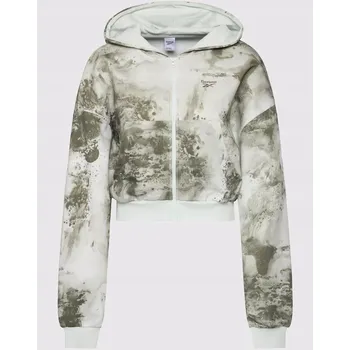 Pánská mikina Dámský mikina top s kapucí Reebok na zip - CL Cloud Splatter Fullzip Velikost S