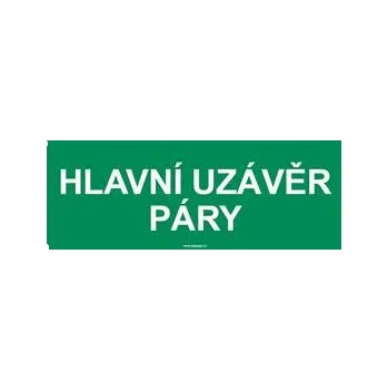HLAVNÍ UZÁVĚR PÁRY, plast 1 mm 210x80 mm