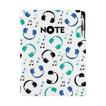 Notes DESIGN A4 tečkovaný - Music