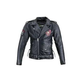 Moto oblečení Kožená moto bunda W-TEC Black Heart Perfectis - černá, M