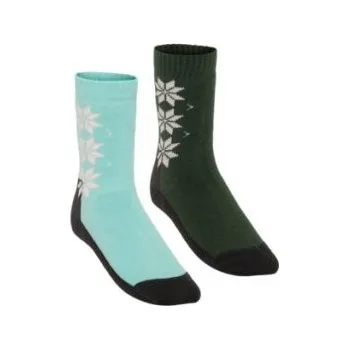 Dámské termo ponožky Kari Traa Merino ponožky Kari Traa KT Wool Sock THYME