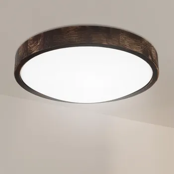 Brilagi - LED Stropní svítidlo CARVALHO SLIM SMOKEY LED/36W/230V dub pr. 37,5 cm