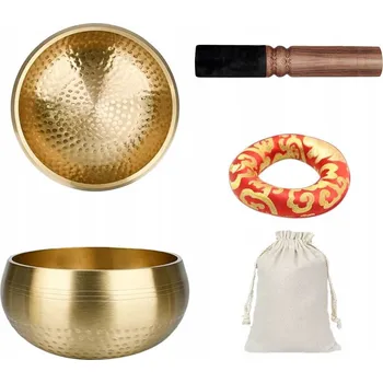 Obraz TYBETAŃSKA MISA Zpívající tibetská mísa, ručně kovaná, pro meditaci a čakry - zvuk buddhismu