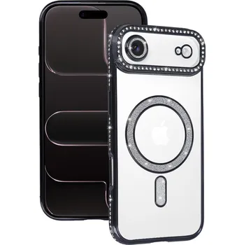 Pouzdro na mobilní telefon Zadní kryt Bling Magsafe pro iPhone Air black