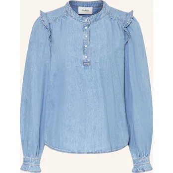Ba&Sh Dámská Džínová Halenka Lio S Volánky, tmavě modrá, 32